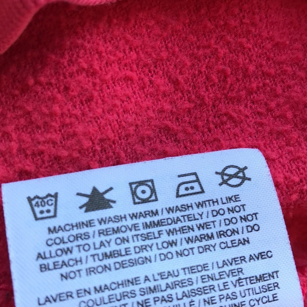 Nike coral/blue/white hoodie, size M - Picture 8 of 8